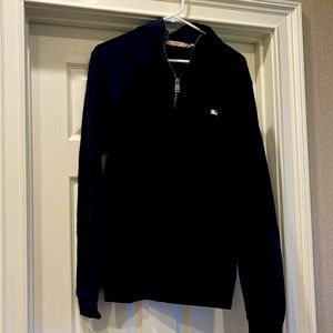 Mens Burberry 1/4zip sweatshirt-like new